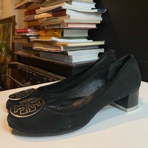 Tory Burch suede block heels